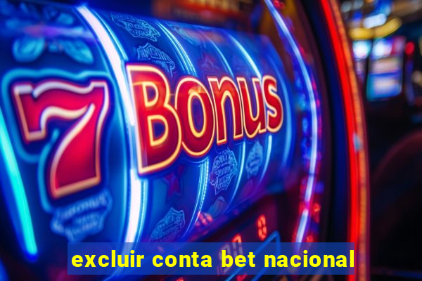 excluir conta bet nacional